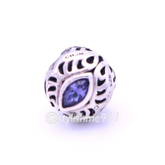 Authentic Chamilia Cellebrations February Swarovs Birthstone Swarovski Bead - Picture 8 of 8